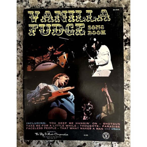 Vanilla Fudge Sheet Music Song Book Piano Voice Guitar 1960s Rock & Roll B3-506 - Picture 1 of 5